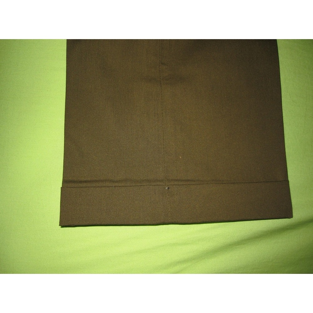 Mens Collectible Authentic Pool of Sherman 33X31 Dress Pants Dark Green Slacks! - Picture 2 of 5